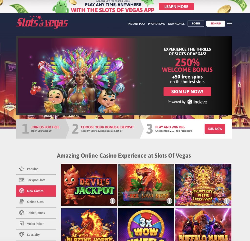 Slots of Vegas NY Online Casino App