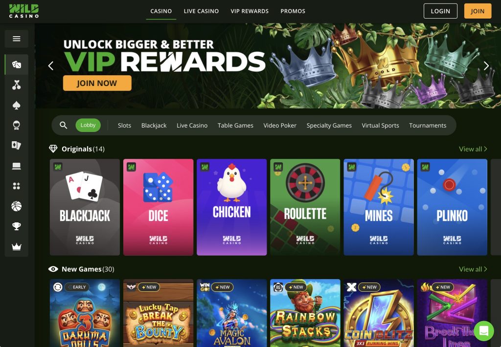 Wild Casino NY Online Casino